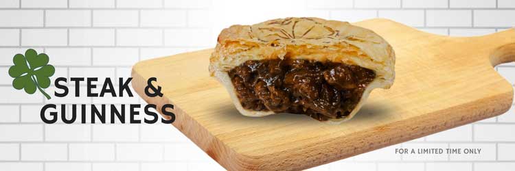 New Steak & Guinness Pie of the Month